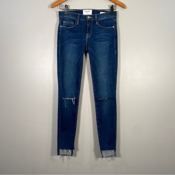 FRAME RIPPED JEANS-SIZE 27 - Picture 5 of 10